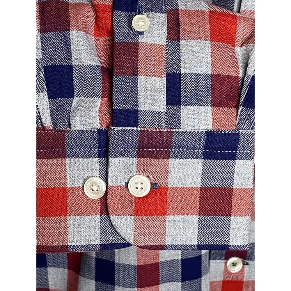 Bobby Jones Plaid 100% Cotton Checkered XL Shirt NEW